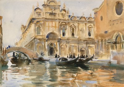 Rio dei Mendicanti, Veneza de John Singer Sargent
